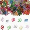 50 Jaar Tafeldecoratie / Sierconfetti -Vakantie Decoratie Winkel 50 jaar tafeldecoratie sierconfetti