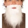 Baard Wit Met Elastiek -Vakantie Decoratie Winkel baard wit met elastiek