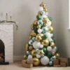 Ballonnen Kerstboom Groen/Wit/Goud