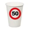 Bekers Traffic 50 Jaar -Vakantie Decoratie Winkel bekers traffic 50 jaar