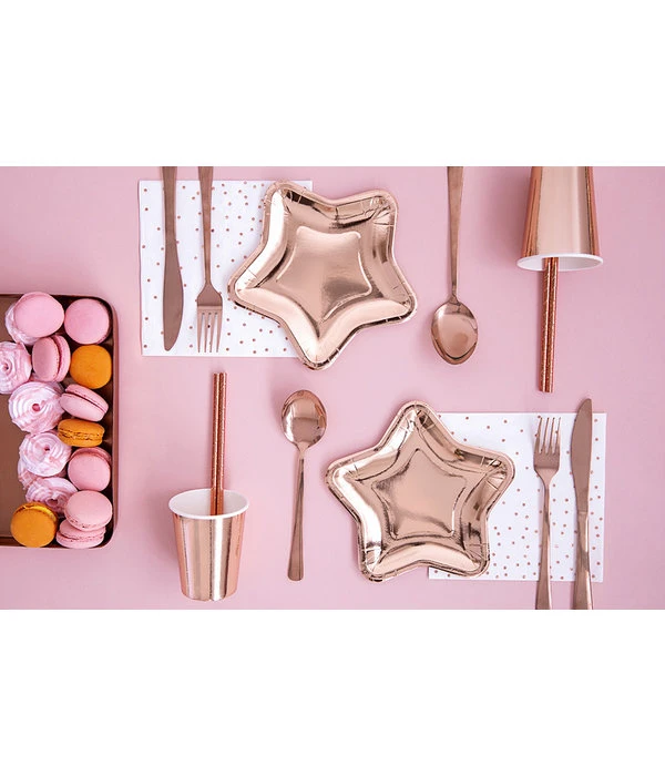 Bodjes Ster Rose Goud 4 Bodjes Ster Rose Goud - Afbeelding 2