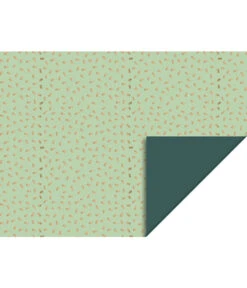 Cadeaupapier Dubbelzijdig Confetti Pistache/Groen