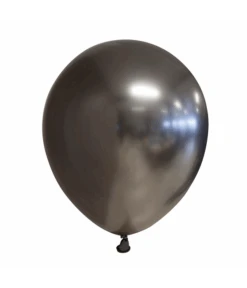 Chrome Ballonnen Space Grijs 30cm (10st)