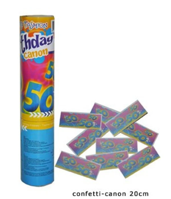 Confetti Kanon Verjaardag 50 3 Confetti Kanon Verjaardag 50