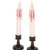 Decoratie Kaars Bloed Met Verlichting (2st) -Vakantie Decoratie Winkel decoratie kaars bloed met verlichting 2st