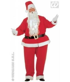 Dikke Uitvoering Kerstman Kostuum