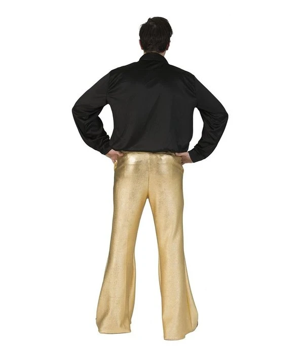 Disco Fever Broek Goud Heren 4 Disco Fever Broek Goud Heren - Afbeelding 2