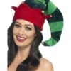 Elfenmuts Pluche Met Belletjes 2 Elfenmuts Pluche Met Belletjes -Vakantie Decoratie Winkel elfenmuts pluche met belletjes