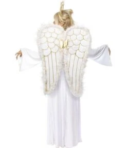 Engelenkostuum Met Vleugels Vrouw -Vakantie Decoratie Winkel engelenkostuum met vleugels vrouw 2