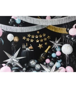 Folieballon Happy New Year Champagne Fles (27x88cm) 7 Folieballon Happy New Year Champagne Fles (27x88cm) -Vakantie Decoratie Winkel folieballon happy new year champagne fles 27x88cm 2