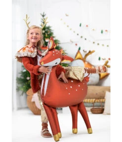 Folieballon Kerst Rendier (80x105cm) -Vakantie Decoratie Winkel folieballon kerst rendier 80x105cm 2