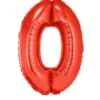 Folieballon Rood Cijfer '0' Groot 2 Folieballon Rood Cijfer '0' Groot -Vakantie Decoratie Winkel folieballon rood cijfer 0 groot