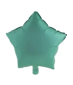 Folieballon Ster Chroom Groen - 46cm