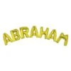 Folieballonnen Set Abraham Goud Groot -Vakantie Decoratie Winkel folieballonnen set abraham goud groot