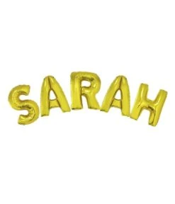 Folieballonnen Set Sarah Goud Groot