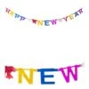 Gekleurde Letterslinger Happy New Year