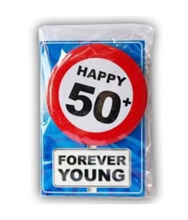 Happy Age Kaart - 50 Jaar Forever Young 3 Happy Age Kaart - 50 Jaar Forever Young