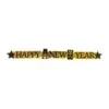 Happy New Year Banner Goud 113cm -Vakantie Decoratie Winkel happy new year banner goud 113cm