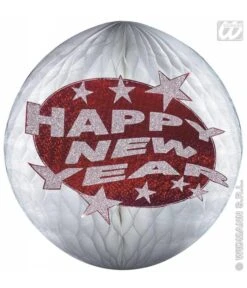 Happy New Year Papierdecoratie Rood