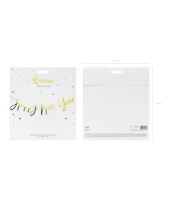 Happy New Year Slinger - 2 Meter 7 Happy New Year Slinger - 2 Meter -Vakantie Decoratie Winkel happy new year slinger 2 meter 2