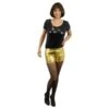 Hotpants Metallic Goud -Vakantie Decoratie Winkel hotpants metallic goud