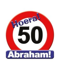 Huldeschild Abraham 50 Jaar