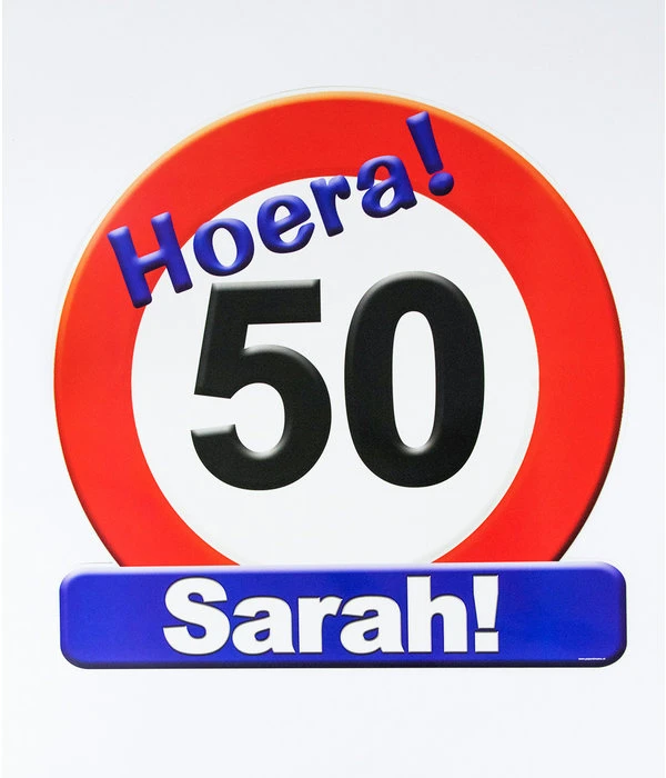 Huldeschild Sarah 50 Jaar 3 Huldeschild Sarah 50 Jaar