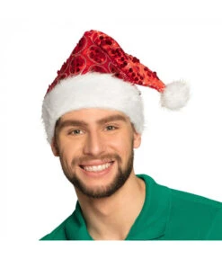 Kerstmuts Dangling Rood Pailletten -Vakantie Decoratie Winkel kerstmuts dangling rood pailletten 2