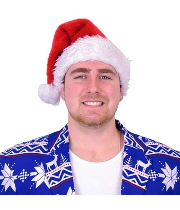 Kerstmuts Pluche 4 Kerstmuts Pluche - Afbeelding 2