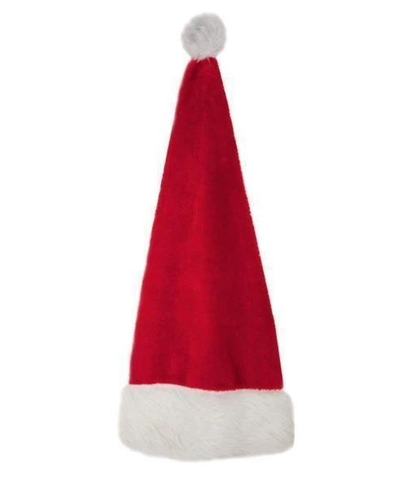 Kerstmuts Pluche 80cm 4 Kerstmuts Pluche 80cm - Afbeelding 2