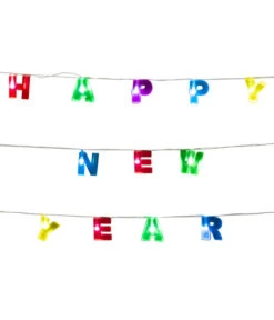 Led-lichtslinger 'Happy New Year' (1,6m)