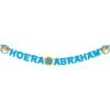 Letterslinger Hoera Abraham 1 Letterslinger Hoera Abraham -Vakantie Decoratie Winkel letterslinger hoera abraham