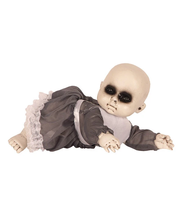 Liggende Baby Zombie Gekleed Halloween (17cm) 3 Liggende Baby Zombie Gekleed Halloween (17cm)
