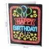 Neon Raambord Happy Birthday (60x45cm) -Vakantie Decoratie Winkel neon raambord happy birthday 60x45cm