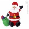 Opblaasbare Kerstman 122cm, Gebruik Binnen -Vakantie Decoratie Winkel opblaasbare kerstman 122cm gebruik binnen