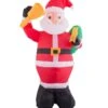 Opblaasbare Kerstman Met LED (120cm) -Vakantie Decoratie Winkel opblaasbare kerstman met led 120cm