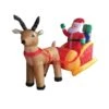 Opblaasbare Kerstman Op Slee Met Rendier 180 Cm 2 Opblaasbare Kerstman Op Slee Met Rendier 180 Cm -Vakantie Decoratie Winkel opblaasbare kerstman op slee met rendier 180 cm