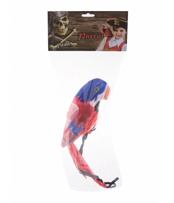 Papegaai 38cm Met Elastiek 4 Papegaai 38cm Met Elastiek - Afbeelding 2