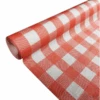 Papieren Tafelkleed Rood/Wit Geblokt (1,19x8m) -Vakantie Decoratie Winkel papieren tafelkleed rood wit geblokt 119x8m