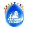Party Ballonnen Abraham 50 Jaar - 8 Stuks -Vakantie Decoratie Winkel party ballonnen abraham 50 jaar 8 stuks