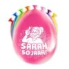 Party Ballonnen Sarah 50 Jaar - 8 Stuks -Vakantie Decoratie Winkel party ballonnen sarah 50 jaar 8 stuks