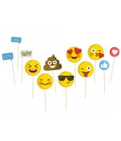 Photo Booth Props Emoticons (12st)