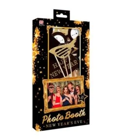 Photo Booth Set Happy New Year (20st) -Vakantie Decoratie Winkel photo booth set happy new year 20st 2