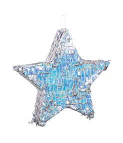 Pinata Zilverkleurige Ster (45cm)