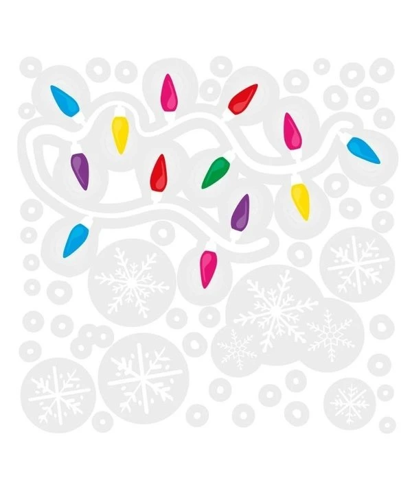 Raamstickers Kerstfiguren 5 Raamstickers Kerstfiguren - Afbeelding 3