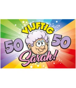 Regenboog Deurbord Sarah