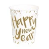 Set 10 Bekertjes 'Happy New Year' (25 Cl) -Vakantie Decoratie Winkel set 10 bekertjes happy new year 25 cl