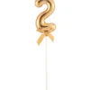 Taart Topper Cijfer 2 Goud 2 Taart Topper Cijfer 2 Goud -Vakantie Decoratie Winkel taart topper cijfer 2 goud