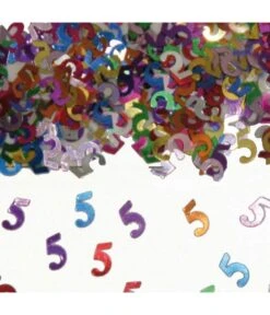 Tafeldecoratie / Sierconfetti Nummer 5