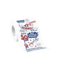 Toiletpapier Bedrukt Abraham